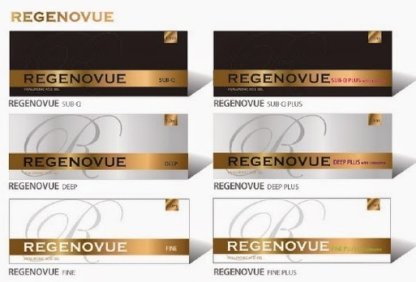 Regenovue Hyaluronic Acid Filler MESOTHERAPY  Fine/Deep/Sub-Q Dermal Filler Korea