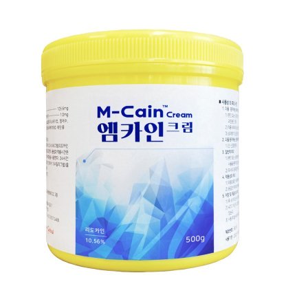Anesthetic Cream M-Cain numb cream with lidocaine 10,56% 500g