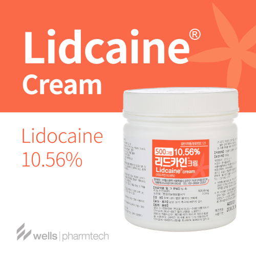 Lidcaine Cream Anesthetic Cream with Lidocaine 10,56% - 500 g Korea