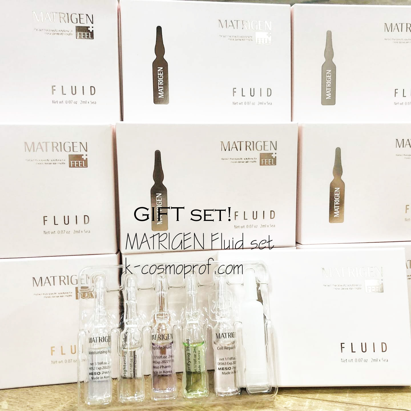 Matrigen Fluids SET SKIN CARE AMPOULE SET FREE GIFT 2ML X 5EA