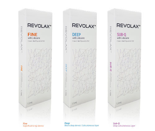 REVOLAX Hyaluronic Acid Filler Korea with LIDOCAIN - Fine, Deep, Sub-Q