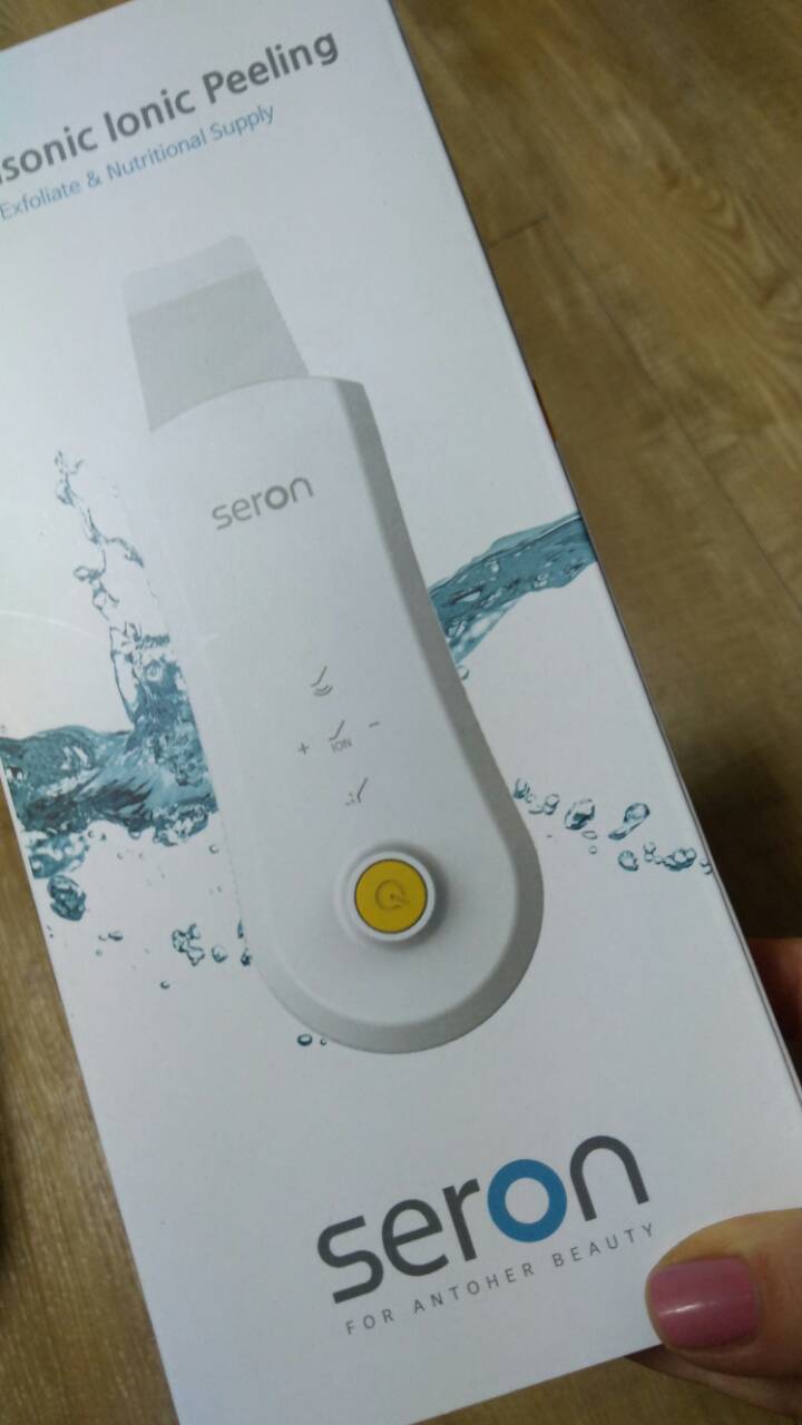 SERON Ultrasonic Peeling scrubber and lontophoresis (+ and-) 4 modes S.Korea