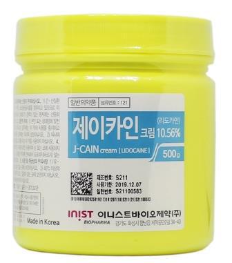 Anesthetic Cream J-Cain numb cream with lidocaine 500g