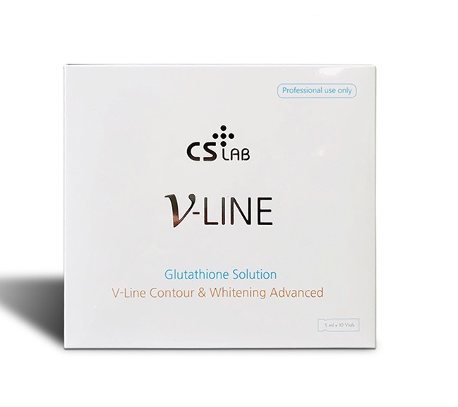 CS Lab V Line lipolysis for face and body, V-Line lipolytics Korea - Injection use. - 1box /10 ampoules